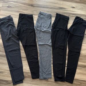 Victoria's Secret Black and Gray Leggings Set